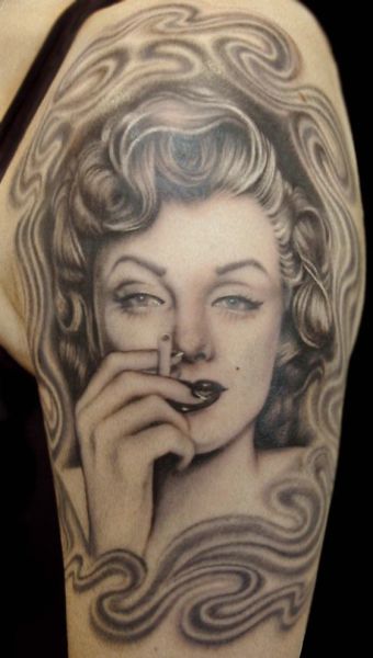 marilyn monroe tattoos. Marilyn Monroe Tattoo Design